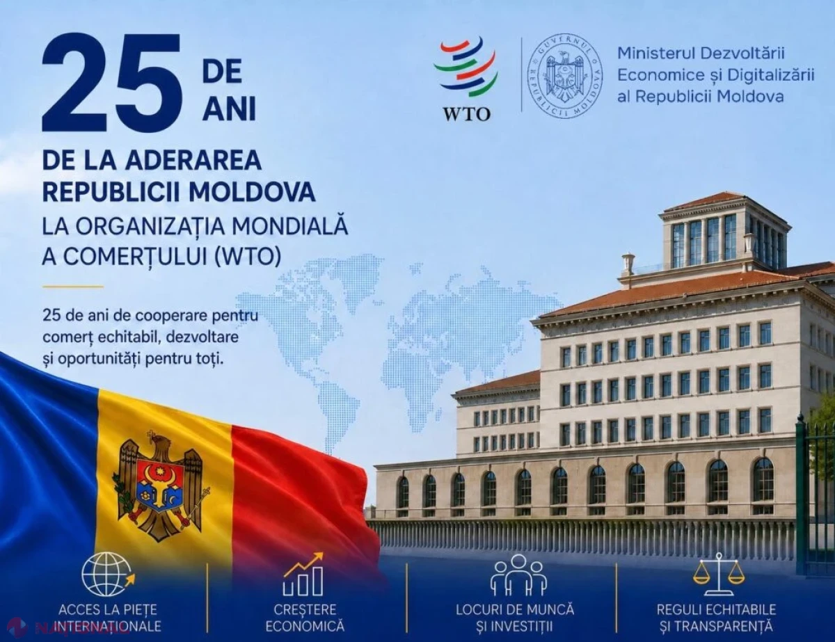 25 de ani de la aderarea la OMC: cum și-a modernizat Republica Moldova economia și comerțul internațional