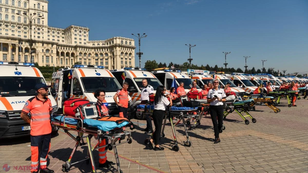 Ambulanța Română la 120 de ani: paradă cu 50 de autospeciale și consultații medicale gratuite în București