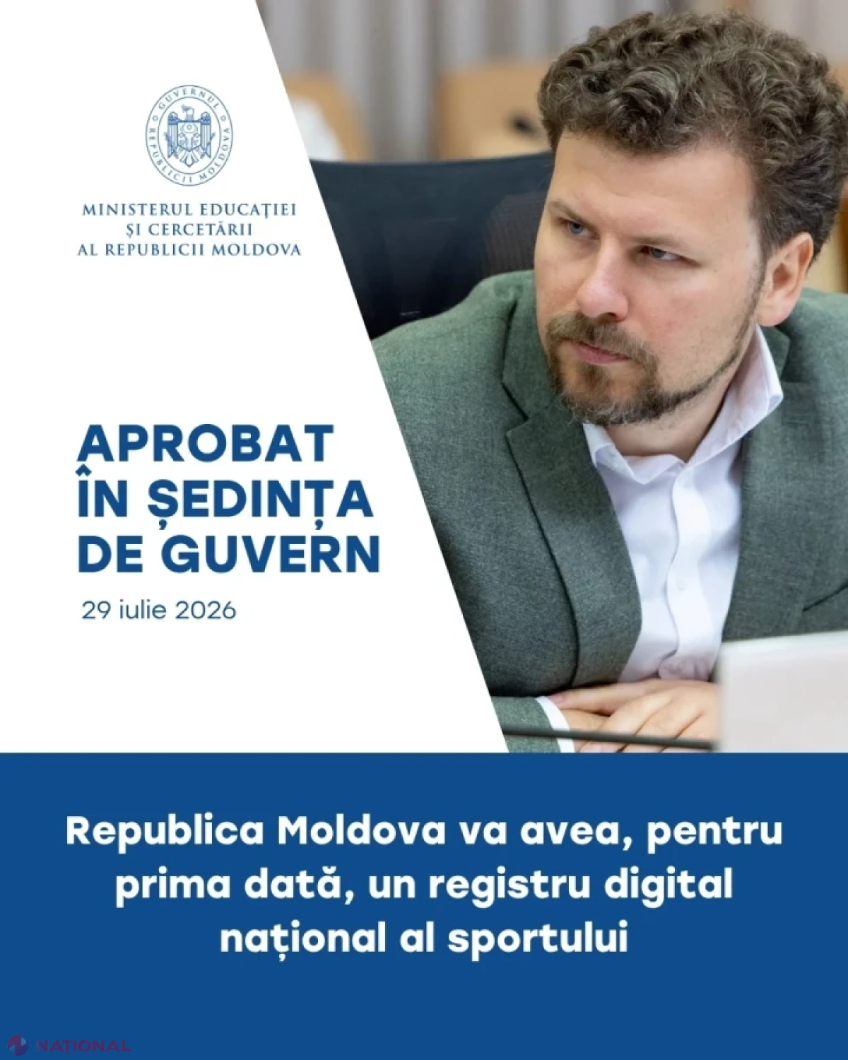 Guvernul lansează primul registru digital național al sportului pentru o administrare mai eficientă a domeniului