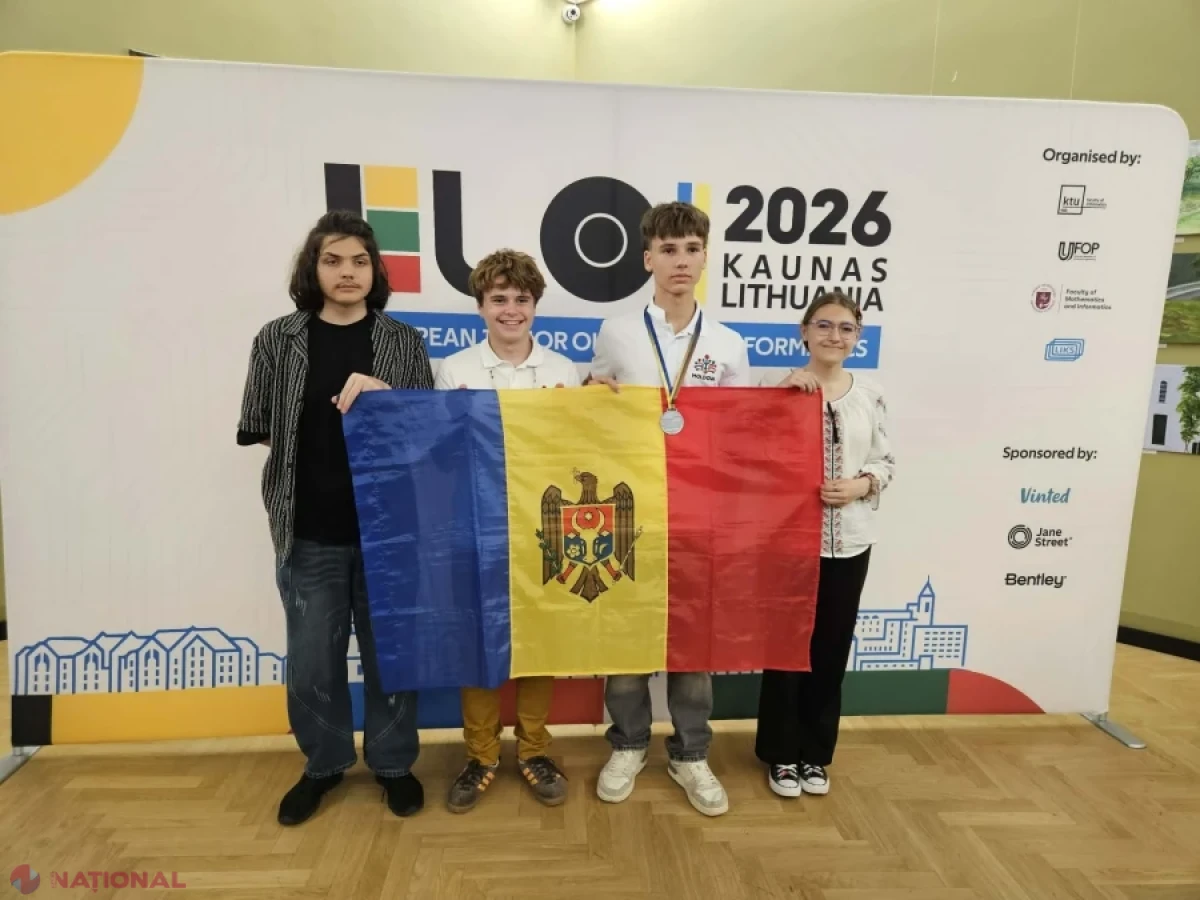 Elev din Chișinău aduce Moldovei argint la Olimpiada Europeană de Informatică pentru Juniori în Lituania