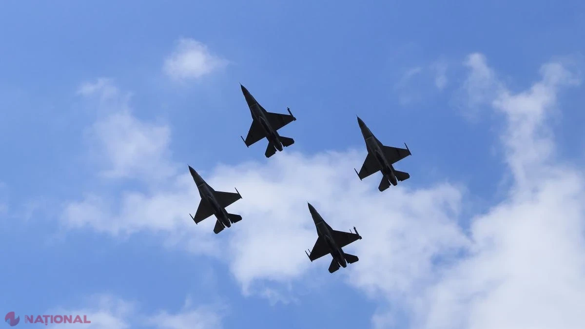 Ro-Alert la Tulcea, după ce MApN a ridicat F-16 în aer pentru ținte suspecte lângă granița cu Ucraina