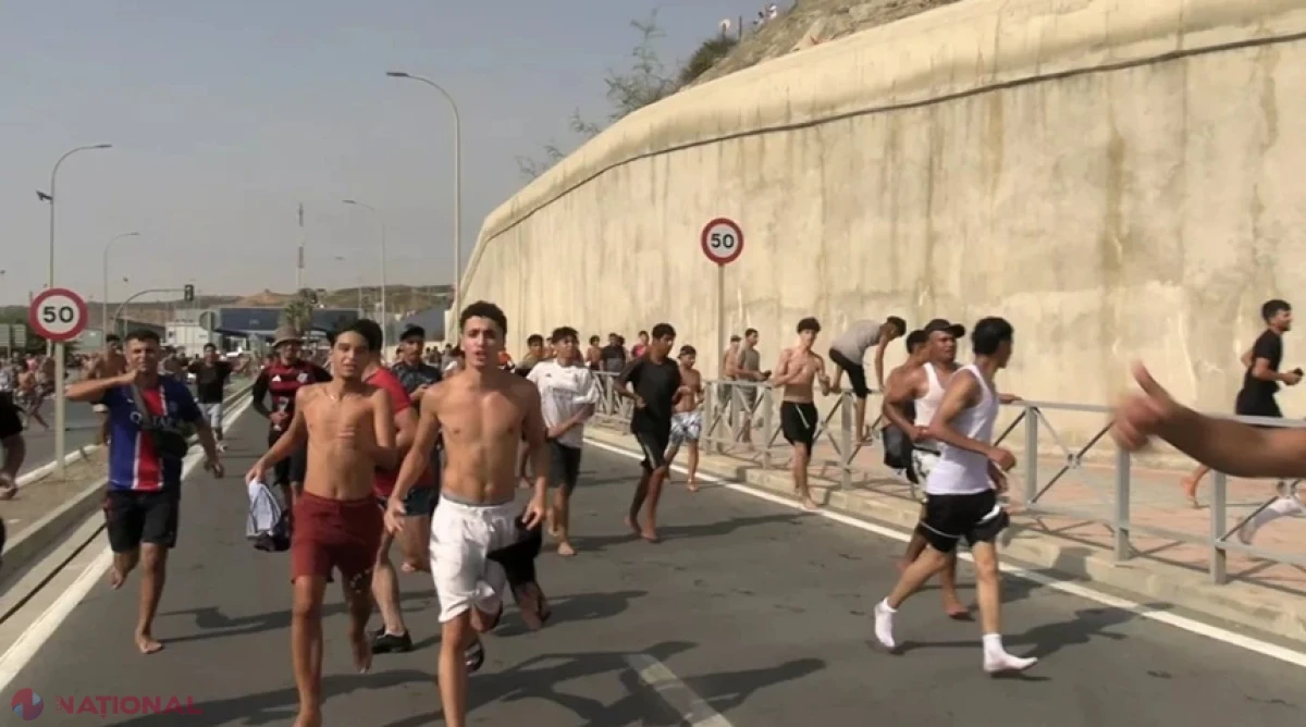 Italia vrea excluderea Spaniei din Schengen după intrarea a sute de migranți în enclava Ceuta