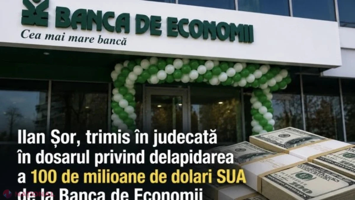 Ilan Șor, trimis în instanță pentru delapidarea a 100 de milioane de dolari de la Banca de Economii