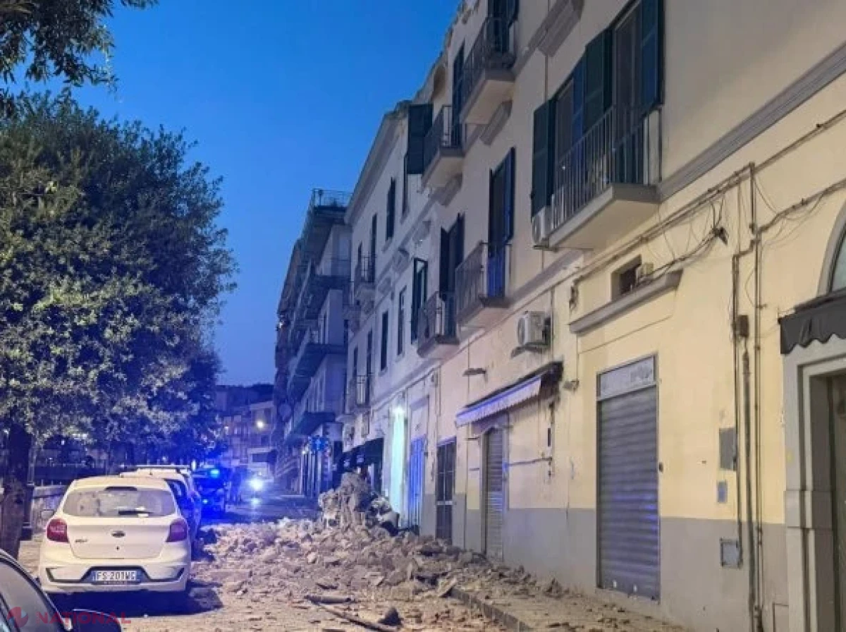 Cutremur de 4,7 în zona Campi Flegrei, lângă Napoli: pagube, pene de curent și panică în rândul localnicilor