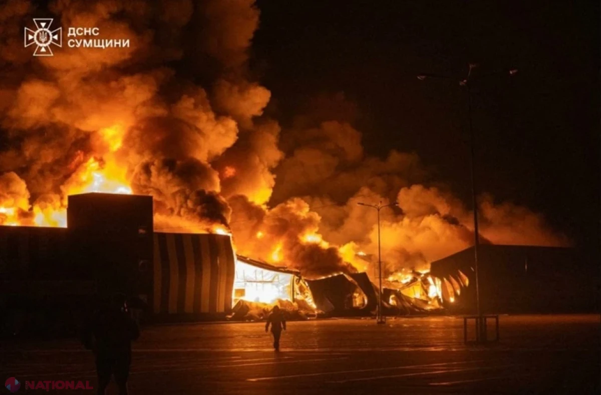 Atac rusesc cu bombe ghidate asupra orașului Sumî: un mort, mai mulți răniți și distrugeri ale infrastructurii civile