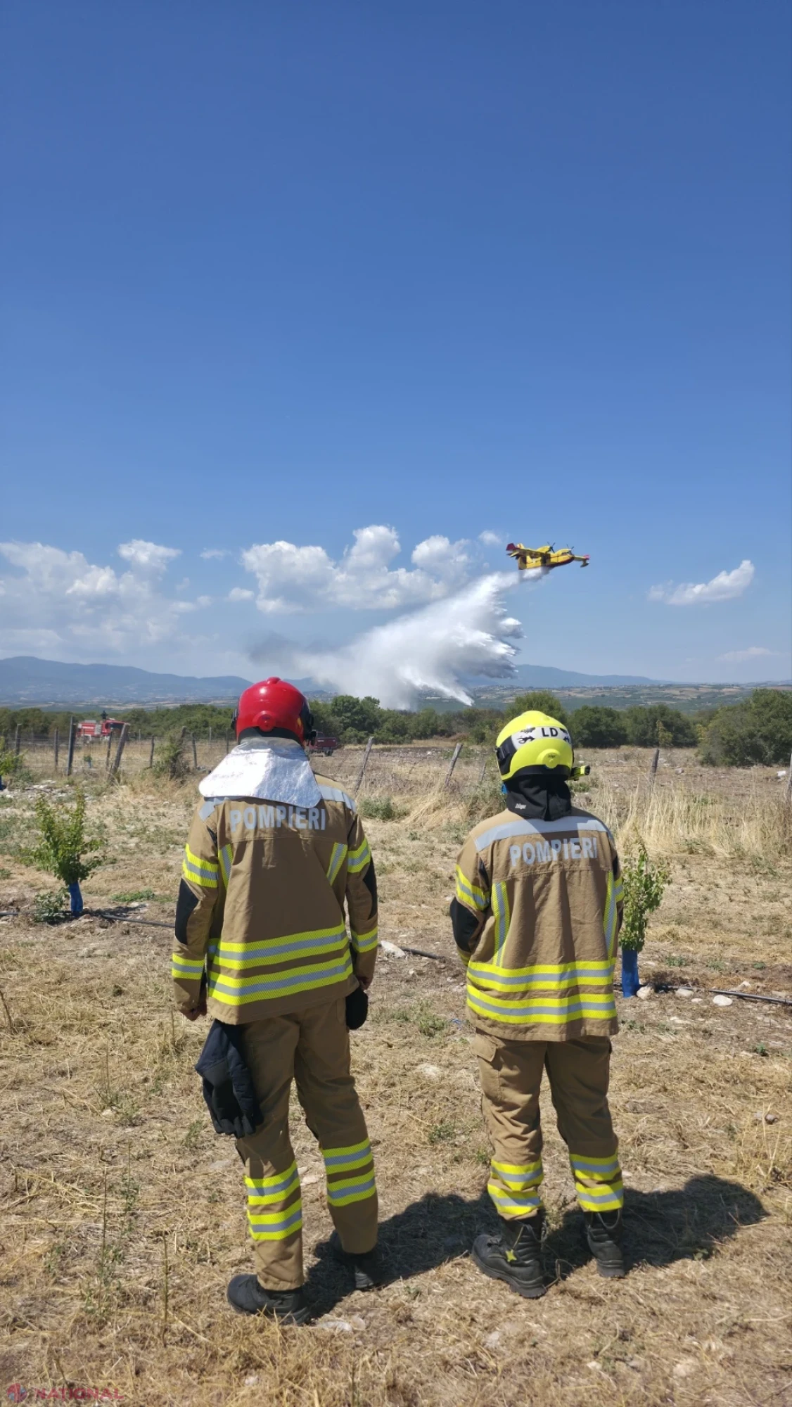 Pompierii moldoveni, peste șapte ore de luptă cu incendiile de vegetație în Grecia