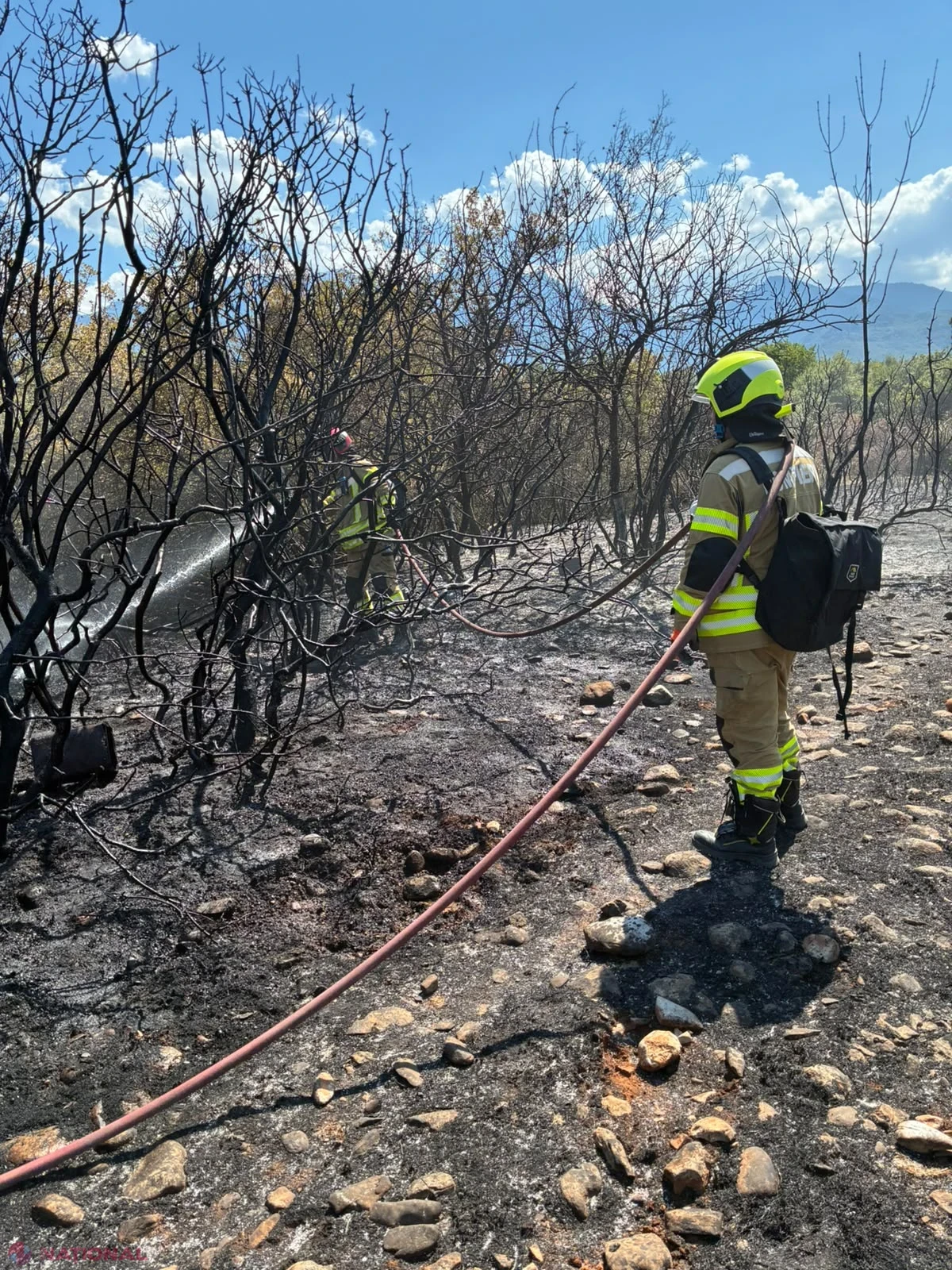 Pompierii moldoveni, peste șapte ore de luptă cu incendiile de vegetație în Grecia