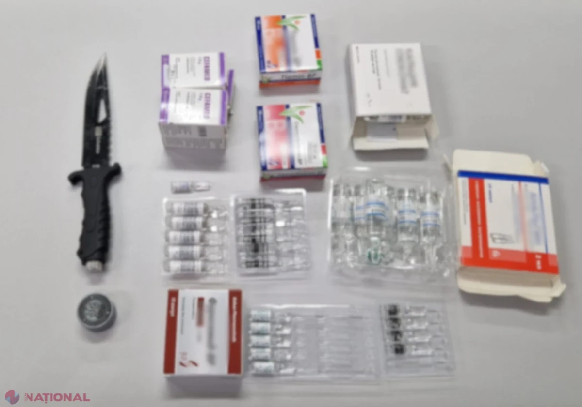 Medicamente ascunse, cuțit de vânătoare și preparate veterinare, depistate de vameși la Mirnoe și Tudora