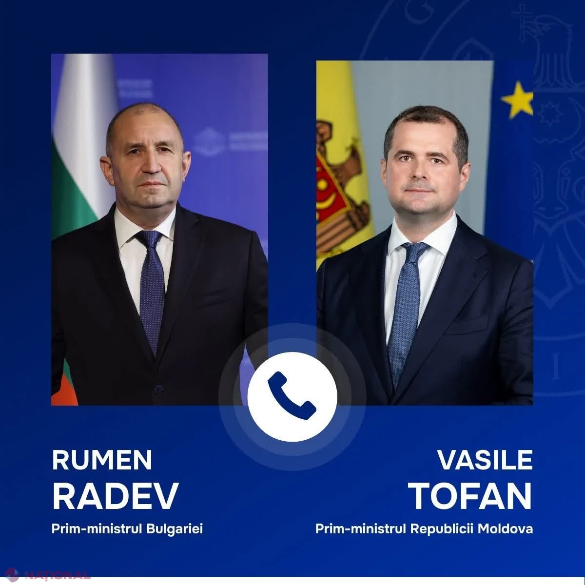 Vasile Tofan și Rumen Radev discută sprijinul Bulgariei pentru integrarea europeană a Republicii Moldova și noi proiecte energetice și comerciale