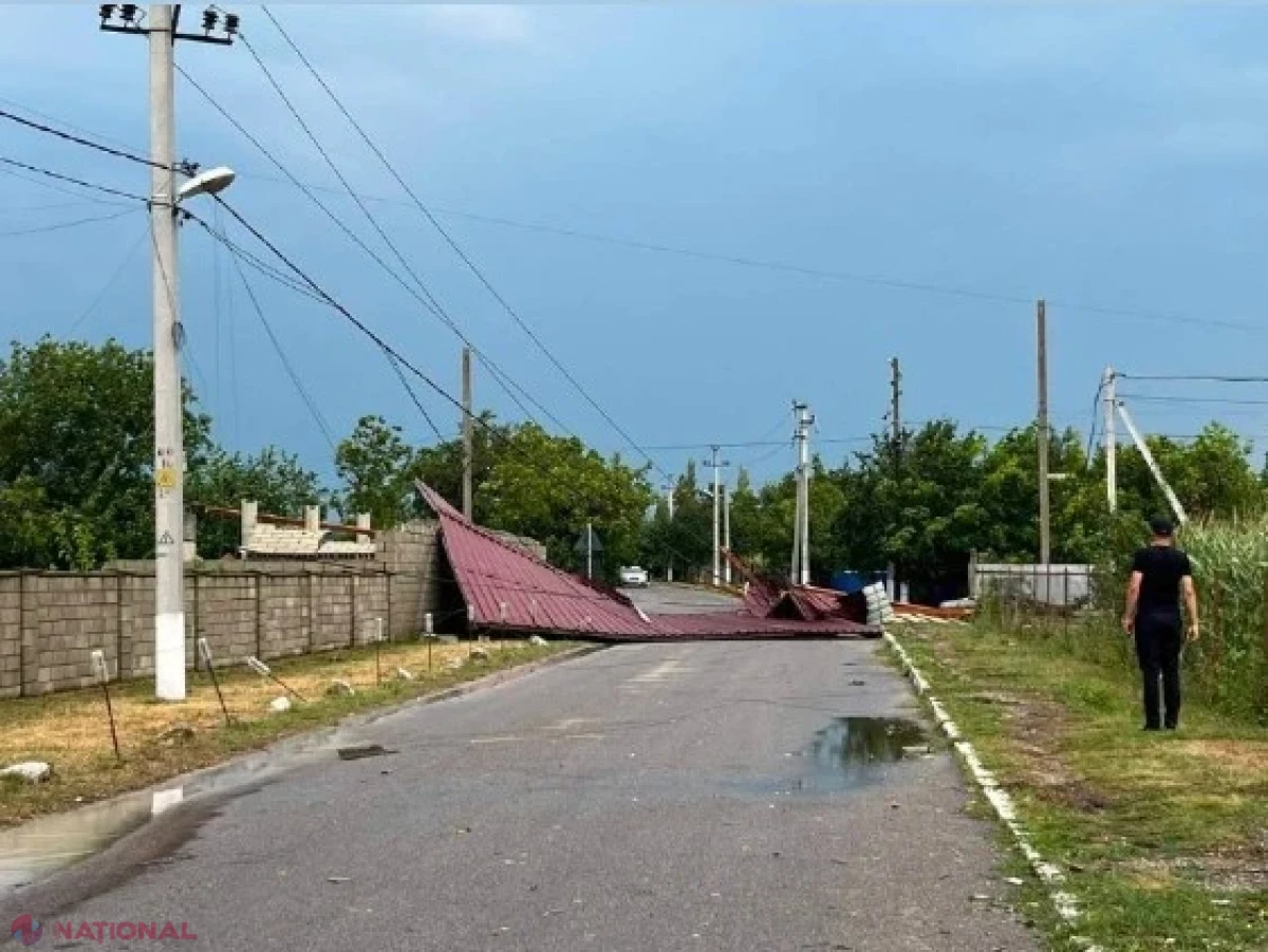 Vijelia lasă nordul Moldovei în beznă: linia Bălți–Dnestrovsk grav avariată, zece stâlpi de înaltă tensiune puși la pământ