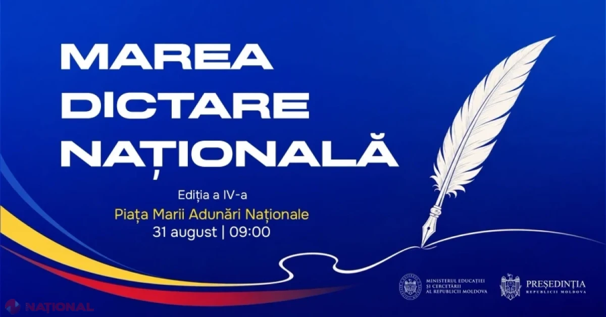 Marea Dictare Națională, ediția a IV-a: înscrieri deschise pentru 3.500 de participanți de Ziua Limbii Române