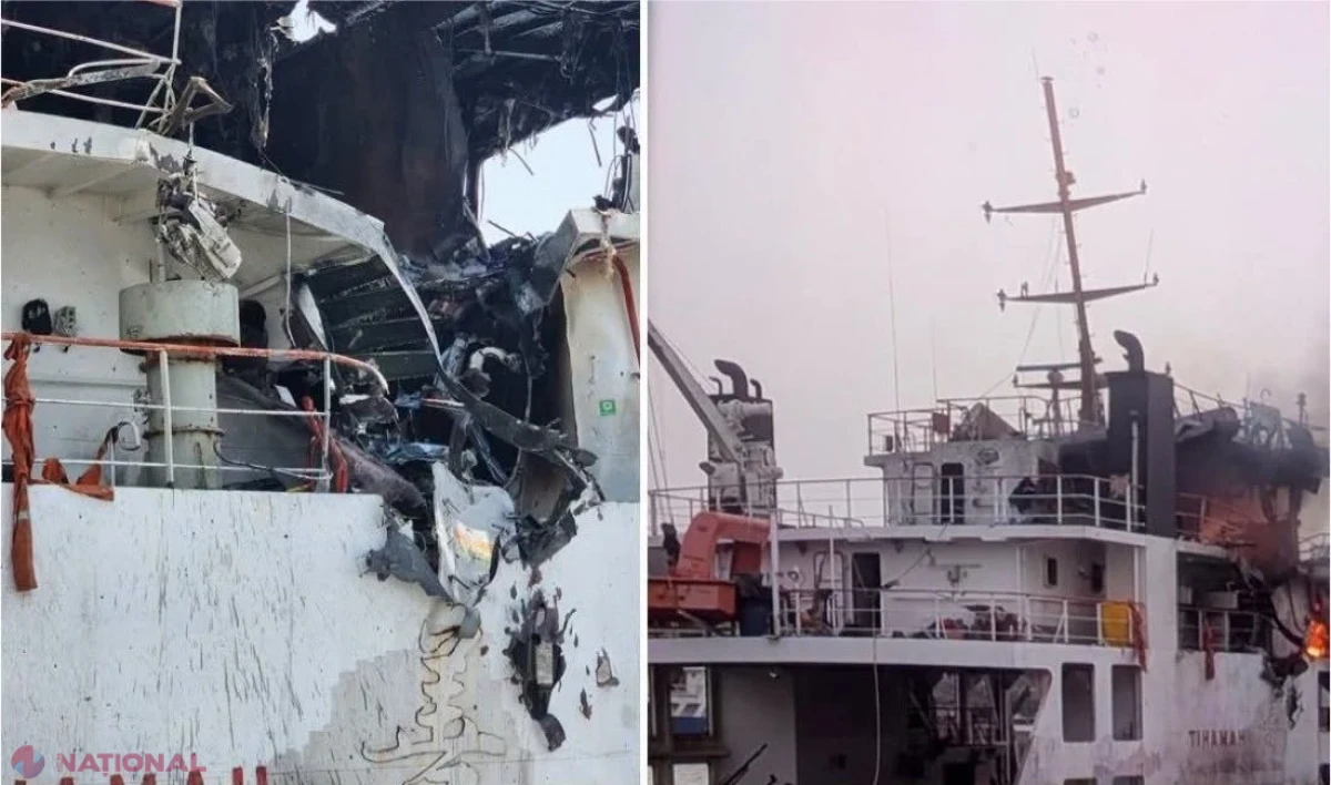 Trei marinari uciși după atacul Houthi asupra unei nave de marfă în strâmtoarea Bab el-Mandeb