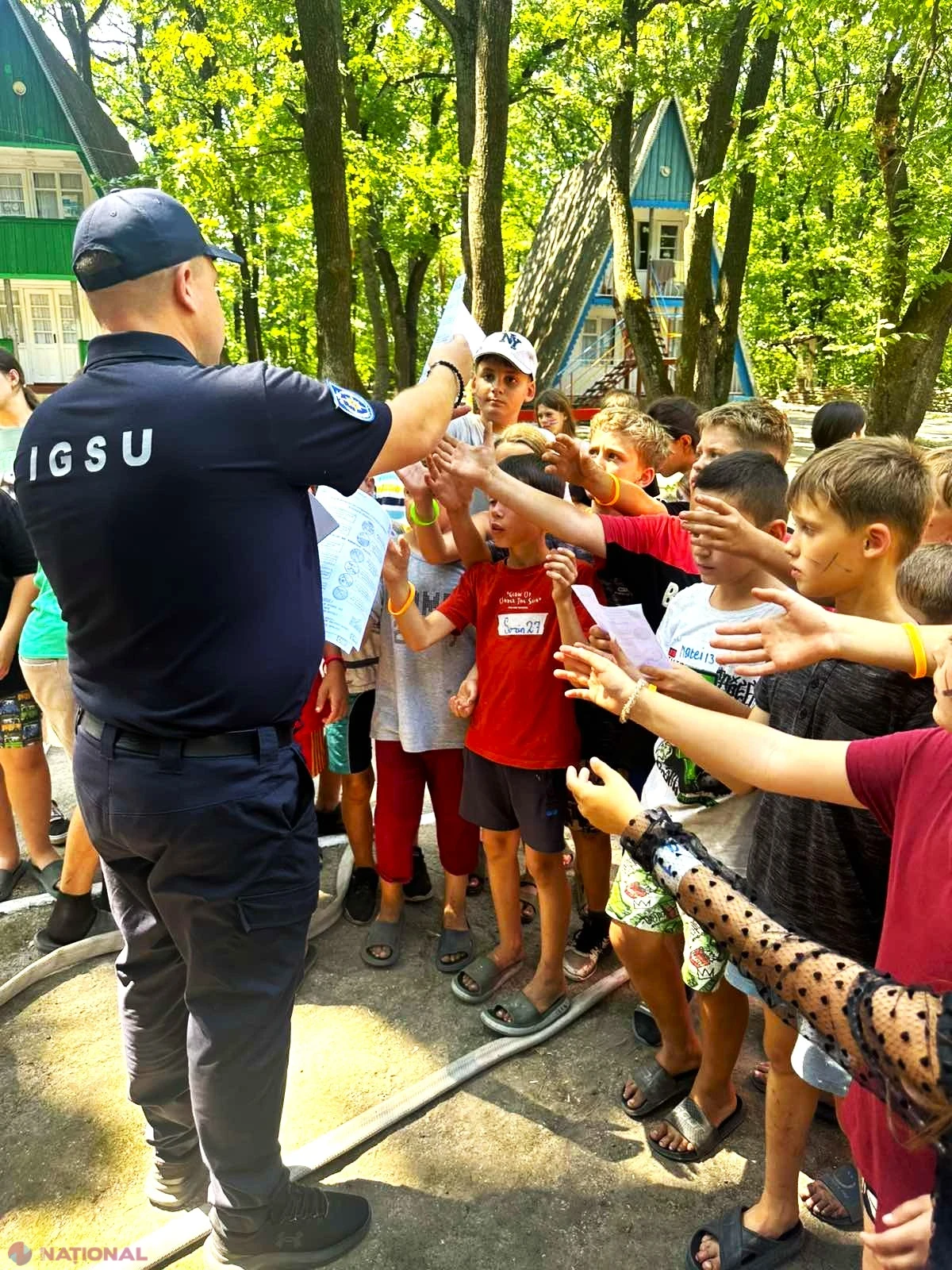 IGSU instruiește 28 de mii de copii din taberele de vară pentru o vacanță în siguranță