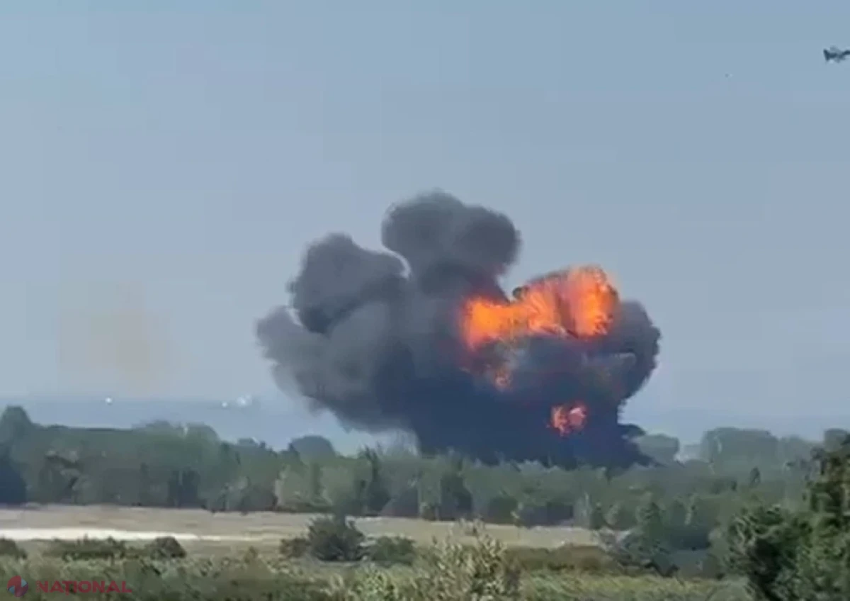 Avion F-16 al armatei turce se prăbușește lângă Istanbul în timpul unui zbor de antrenament, pilotul se salvează prin catapultare