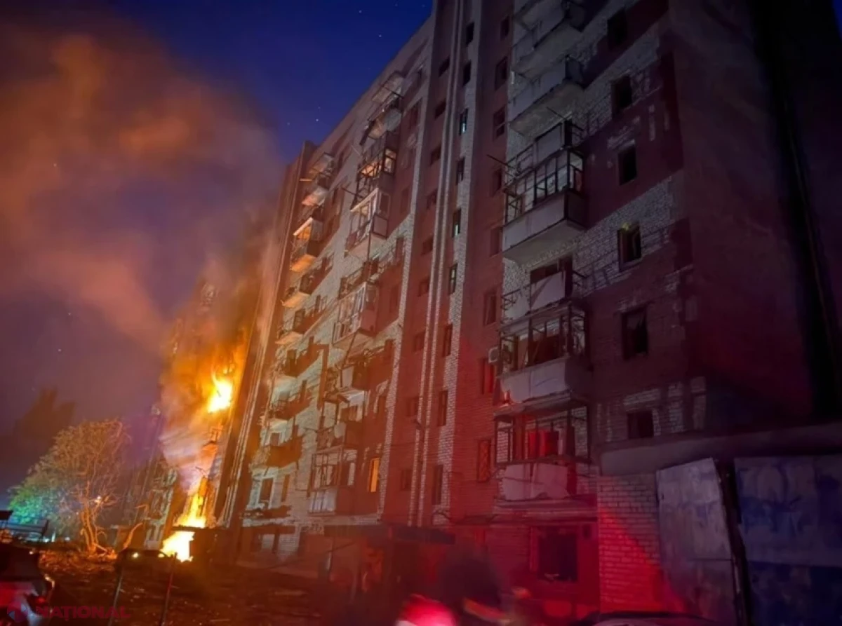 Atacuri rusești la Hramatorsk și Zaporojie: un mort, 17 răniți, clădiri distruse și apel la evacuare