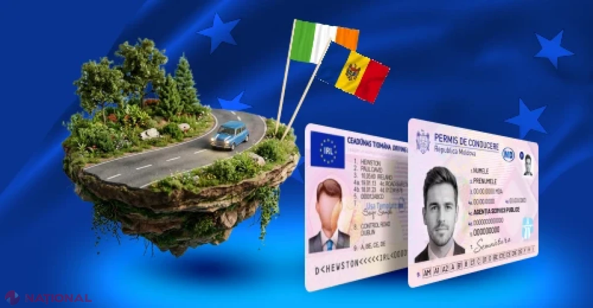 Permisele de conducere moldovenești, recunoscute în Irlanda fără examene: ce trebuie să știe șoferii care vor conversia permisului