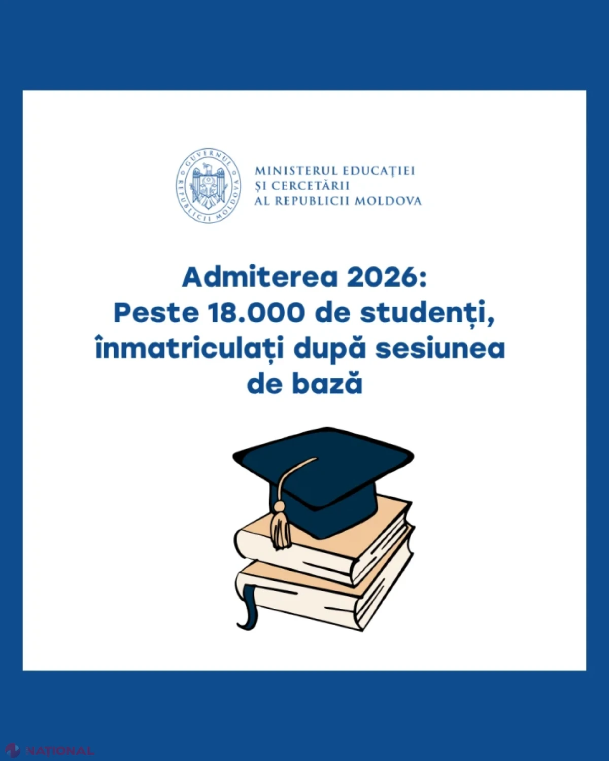 Admitere 2026: număr record de studenți înmatriculați la universitățile din Republica Moldova, cu o creștere de 16% față de anul trecut