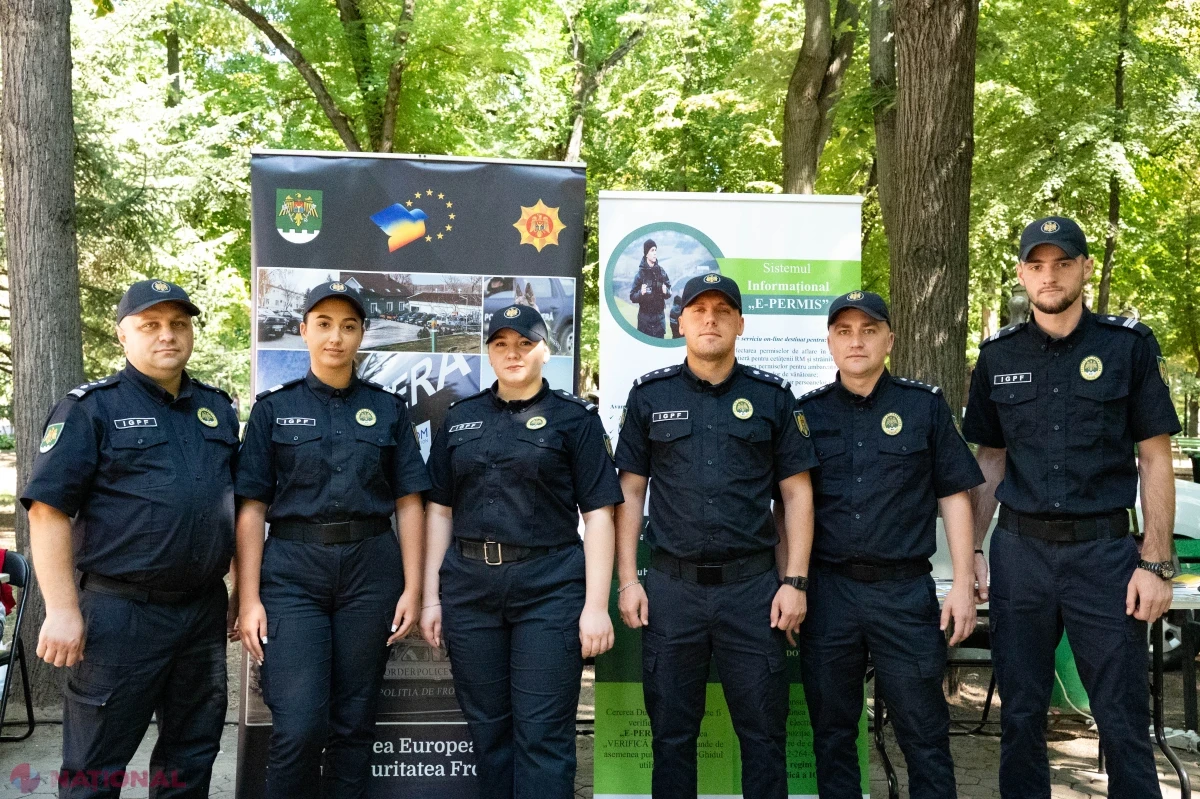 Polițiștii de frontieră, în dialog direct cu tinerii la Festivalul Tineretului din Chișinău