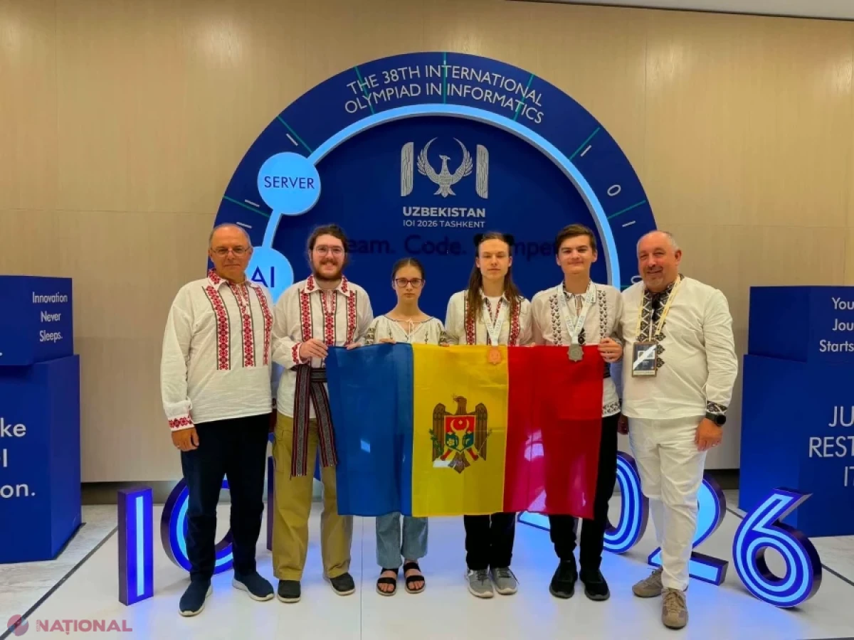 Elevii moldoveni au cucerit argint și bronz la Olimpiada Internațională de Informatică de la Tașkent