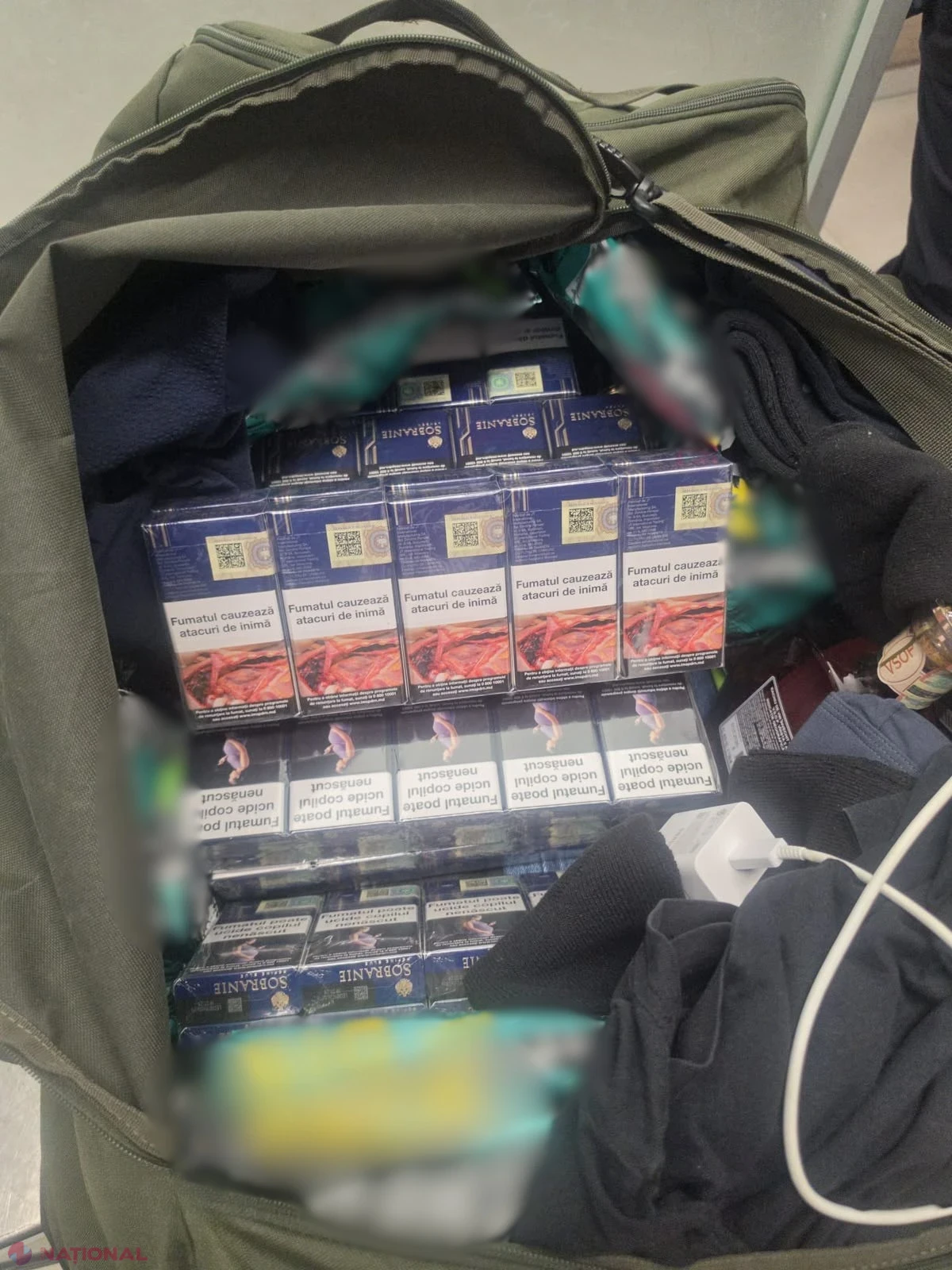 Țigări nedeclarate către Londra: 530 de pachete ascunse depistate la Aeroportul Internațional Chișinău