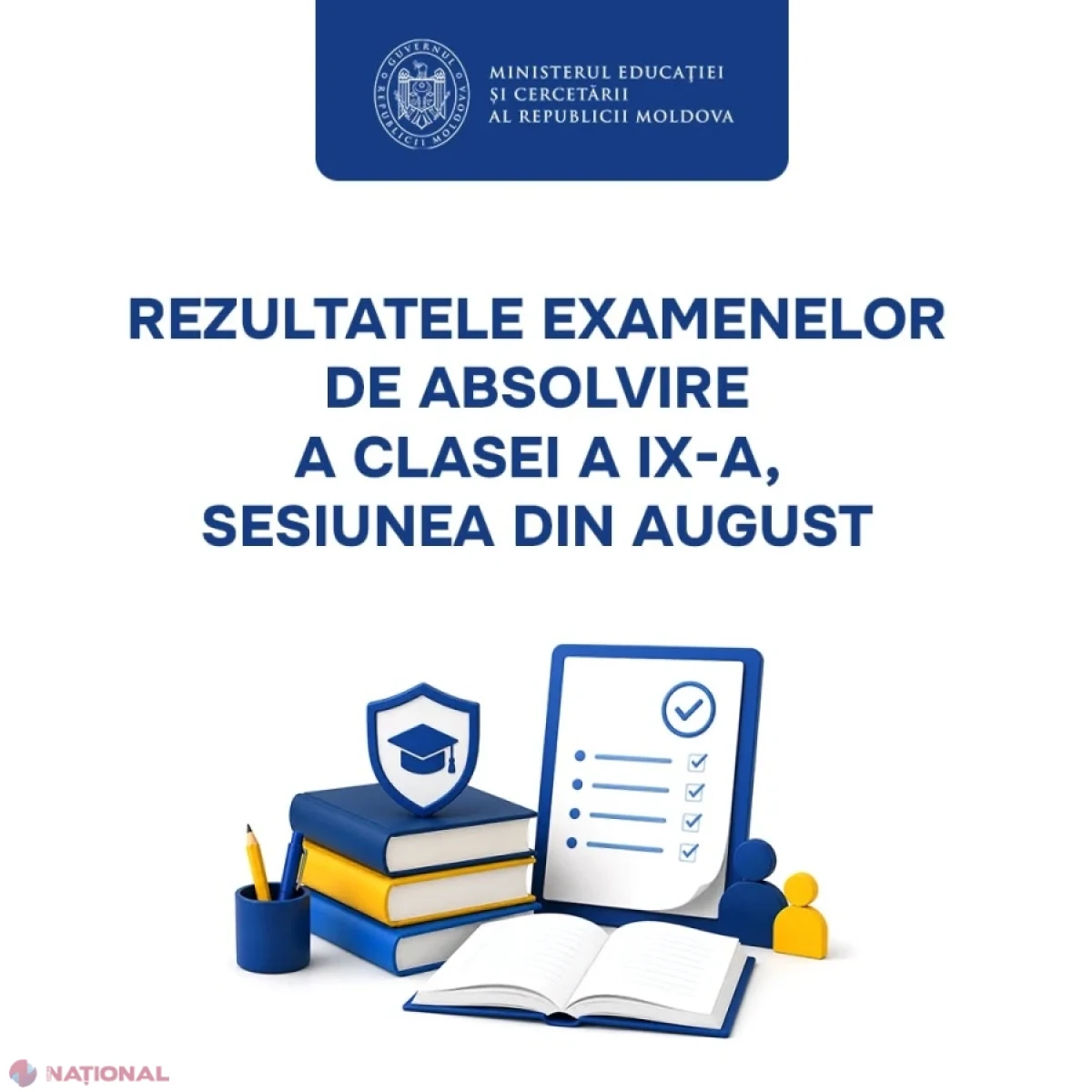 Rezultate mai bune la examenele de absolvire a clasei a IX-a: rata de promovare a crescut după sesiunea din august