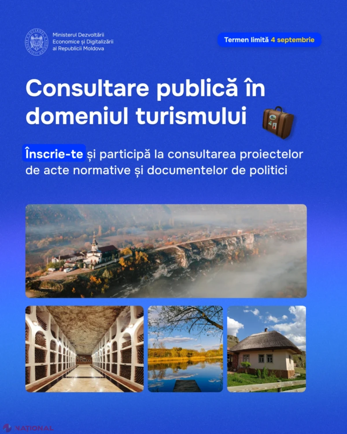 Ministerul Dezvoltării lansează înscrierile pentru Platforma de consultare publică în turism până la 4 septembrie 2026