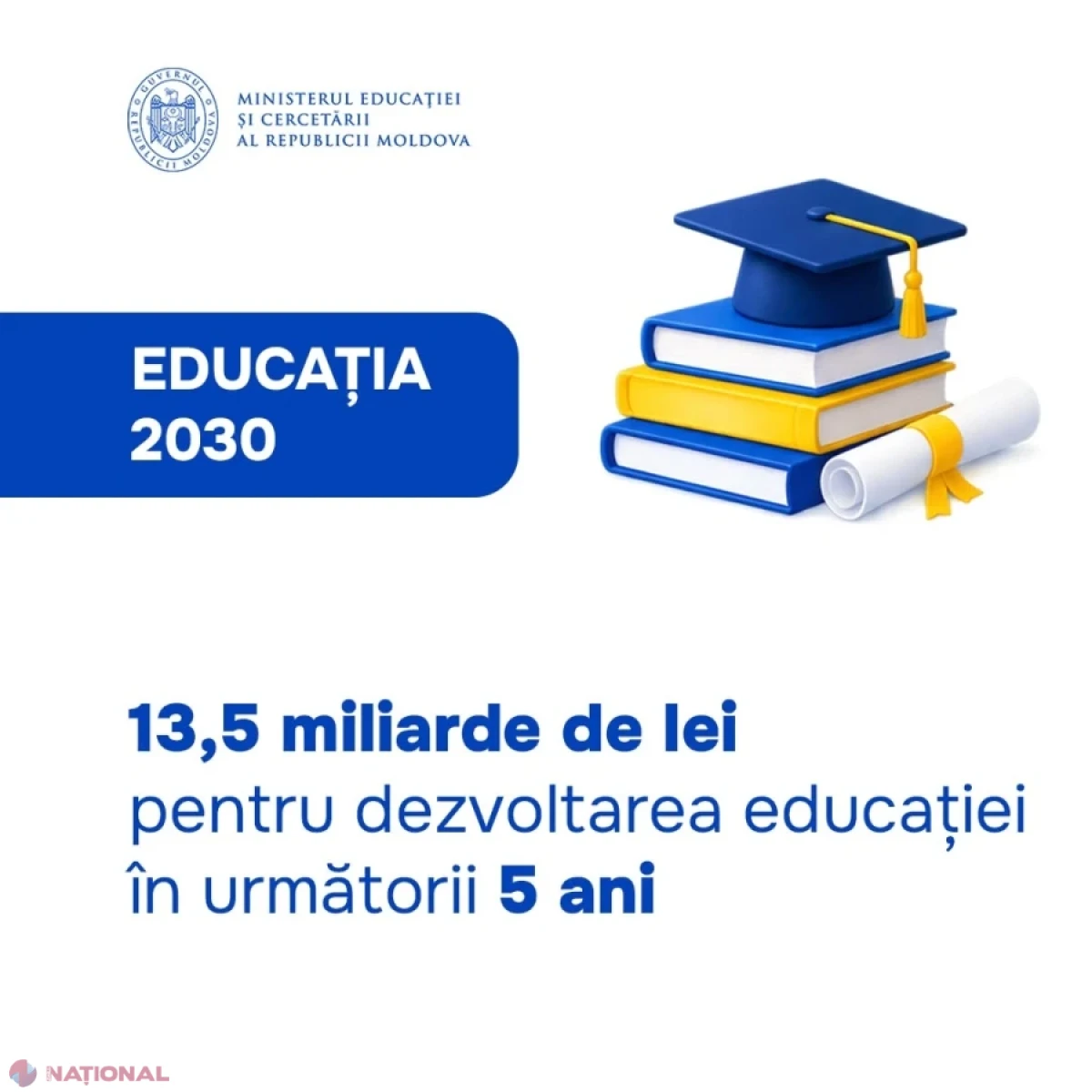 Guvernul dă startul Programului „Educația 2030”: 13,5 miliarde de lei pentru modernizarea școlilor, universităților și formării cadrelor didactice până în 2030