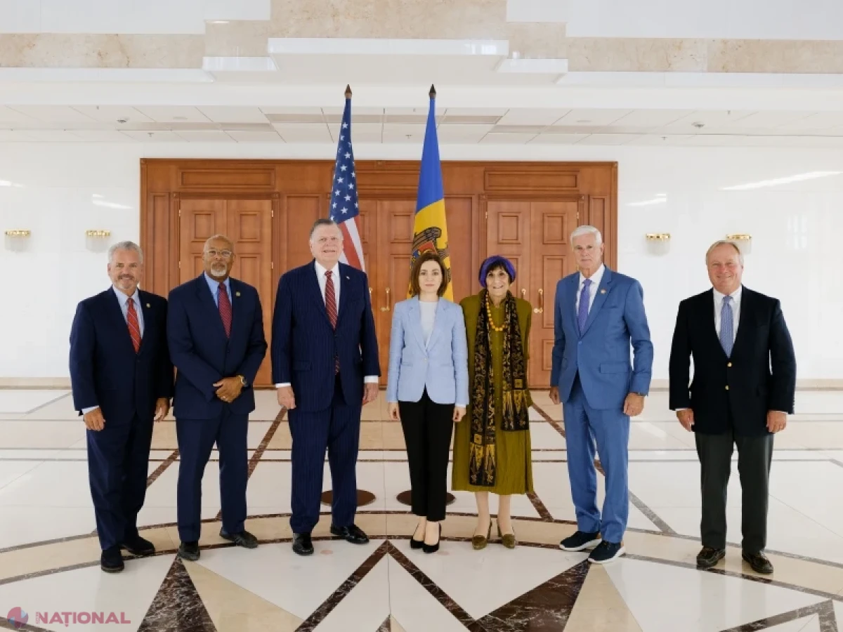 Maia Sandu consolidează parteneriatul cu Washington: întâlnire la Chișinău cu o importantă delegație bipartizană a Congresului SUA