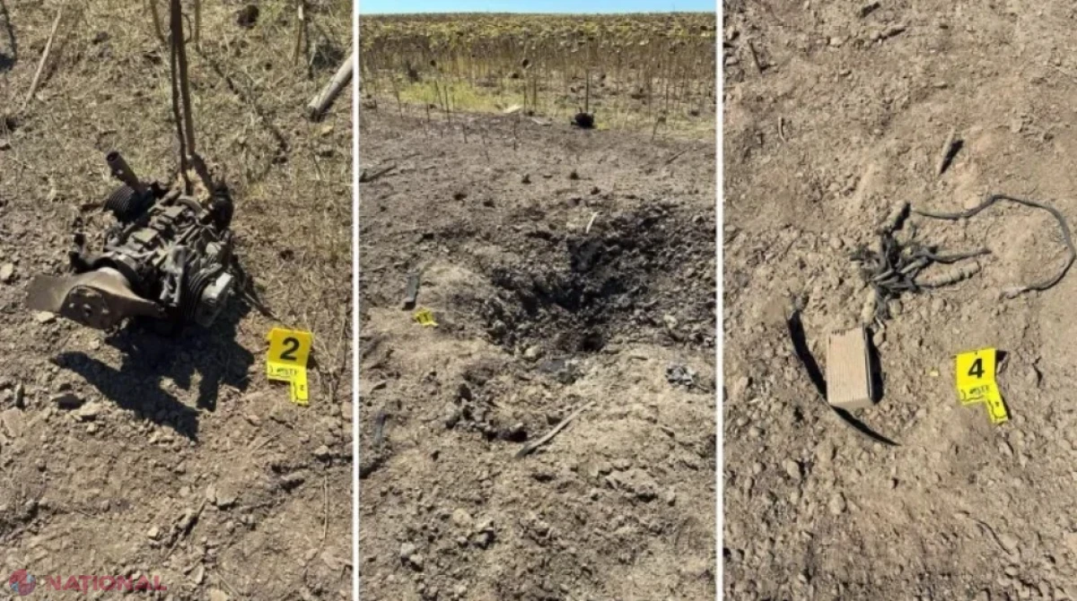 Drone ruseşti au încălcat spaţiul aerian al Republicii Moldova: explozie lângă Giurgiuleşti şi incendiu la frontieră după atacurile asupra Ucrainei