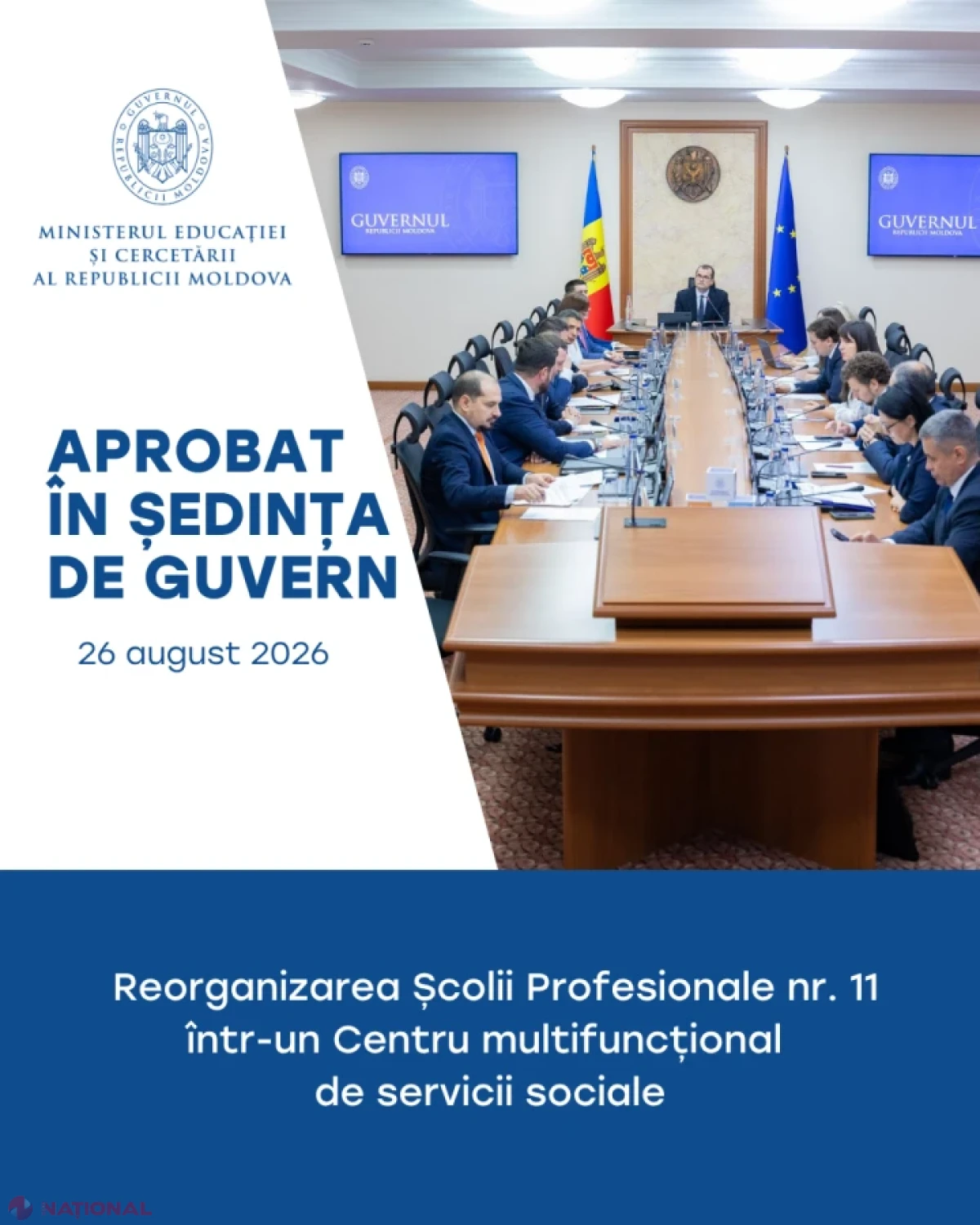 Schimbări majore la Școala Profesională nr. 11: Va fi reorientată spre servicii sociale, iar sediile vor fi redistribuite  