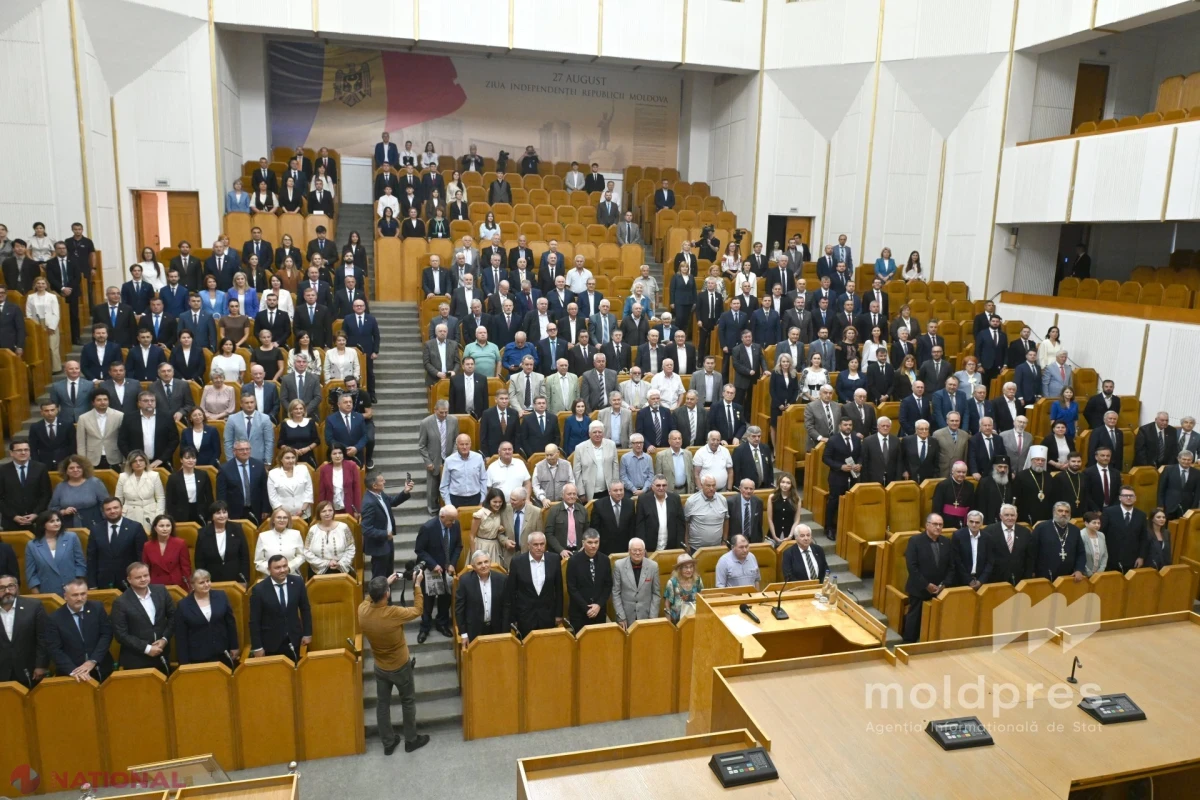 Ședință solemnă la Președinție, la 35 de ani de la proclamarea Independenței Republicii Moldova