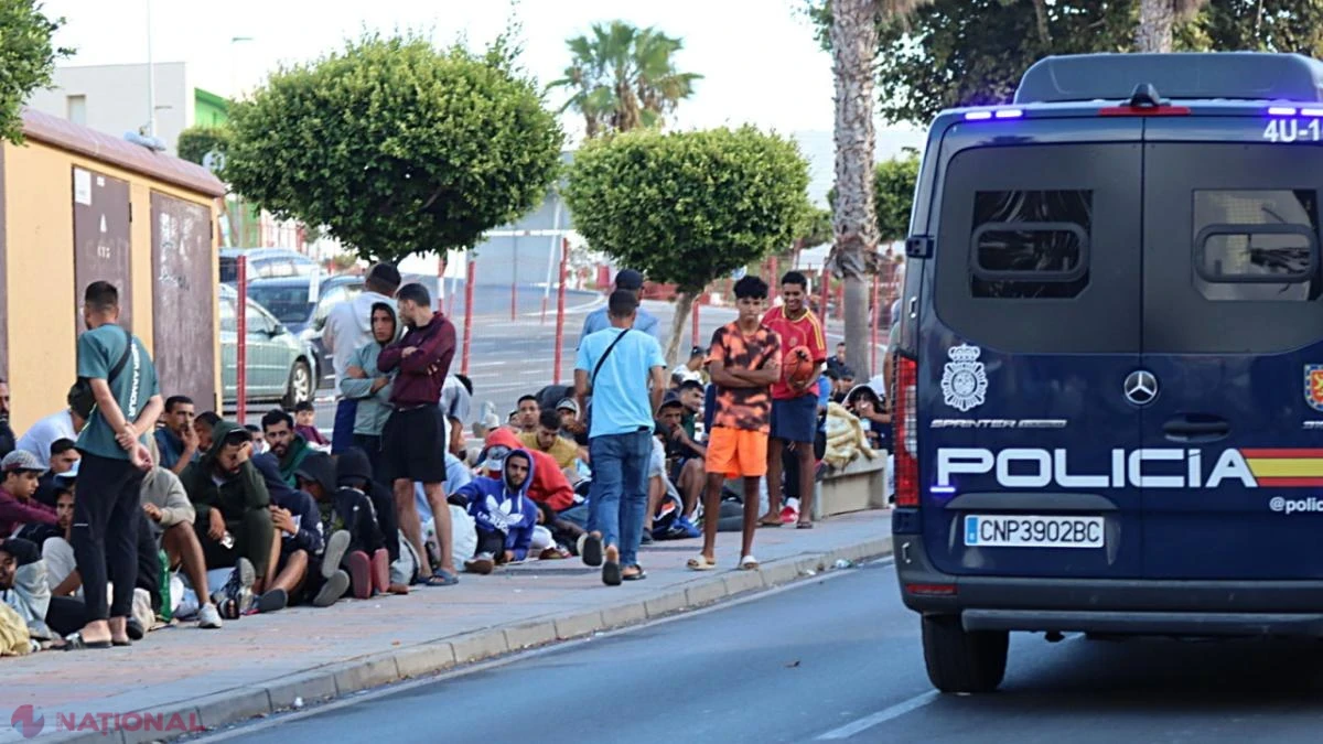 Proteste violente în Ceuta: corturile migranților incendiate, localnicii cer trimiterea lor înapoi în Maroc