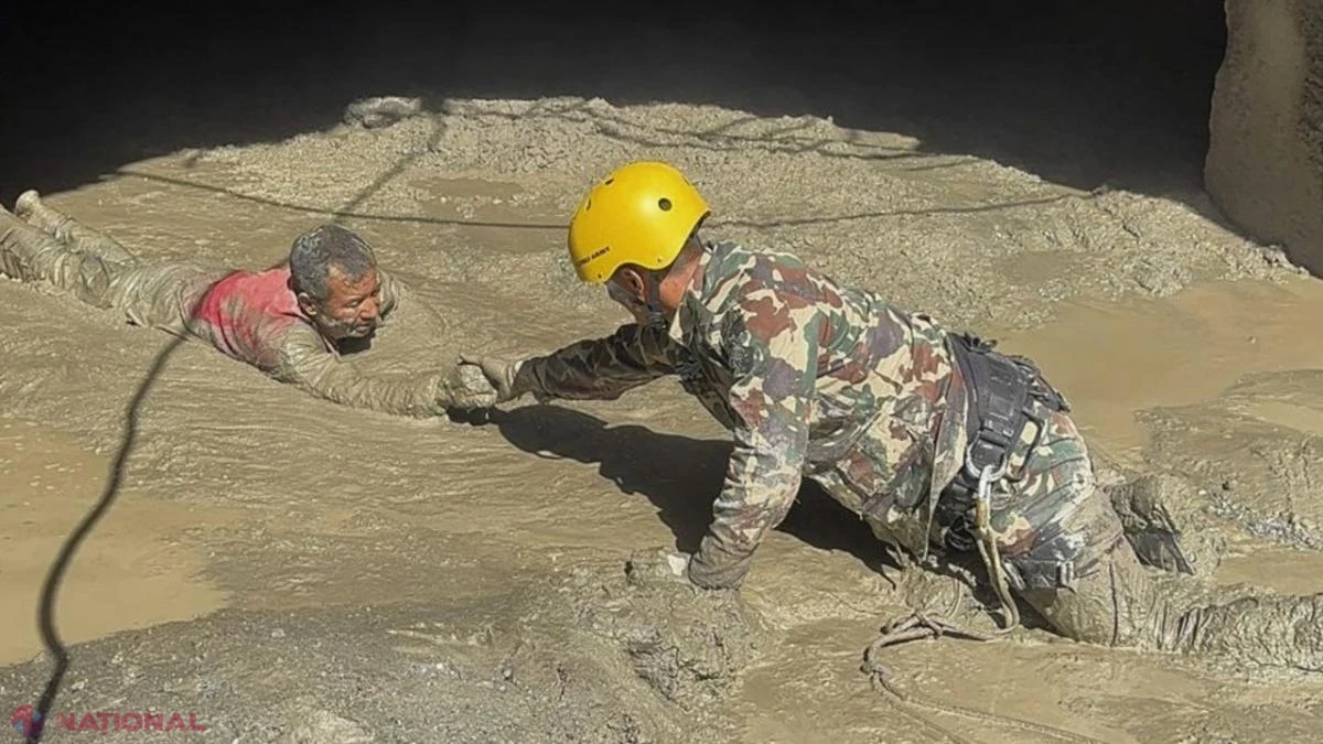 Nepal, lovit de una dintre cele mai grave viituri din ultimii ani: sute de muncitori, dispăruți în tunelurile hidrocentralelor îngropate în noroi și rocă