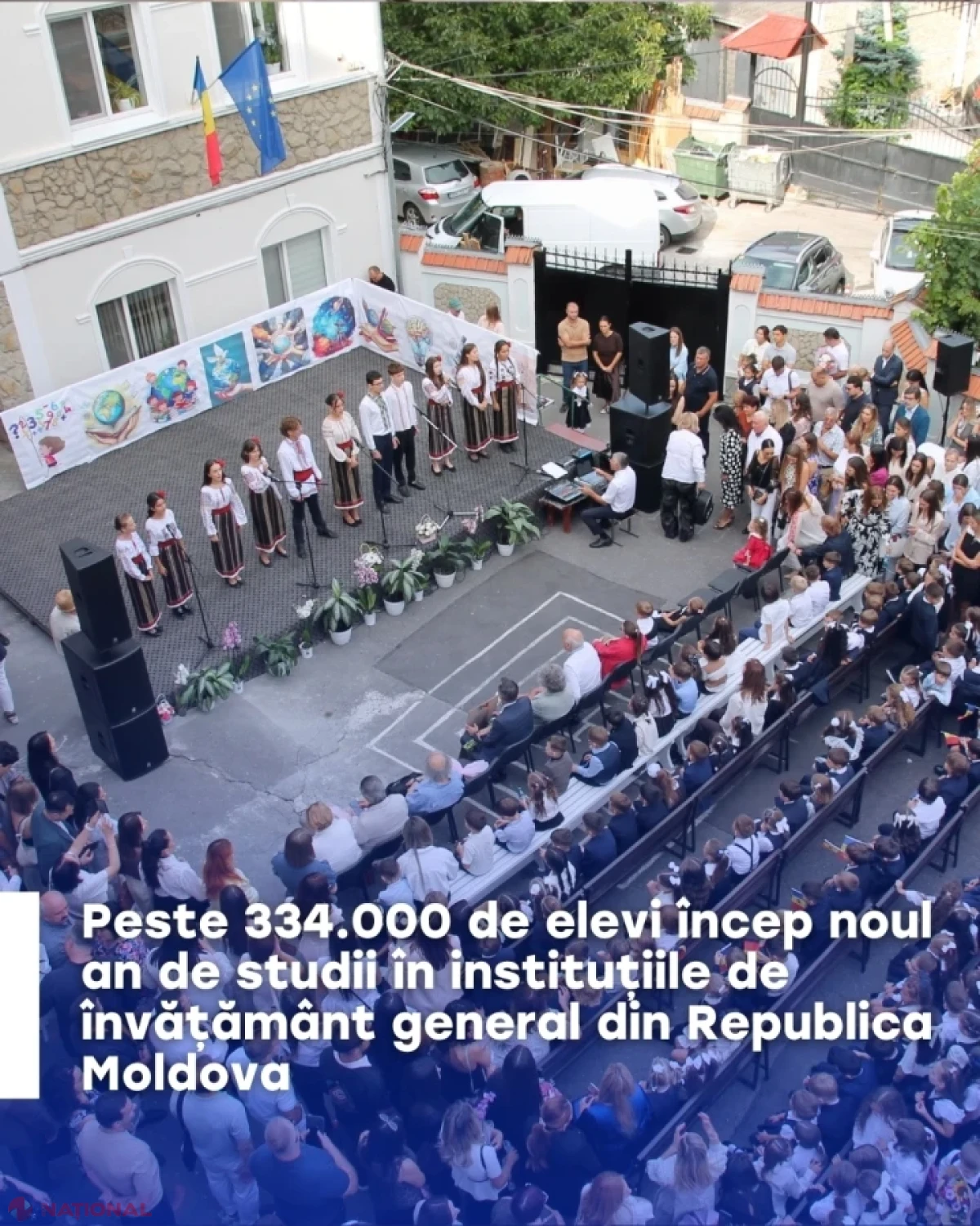 Peste 334.000 de elevi au revenit la școală în noul an de studii 2026-2027 în Republica Moldova