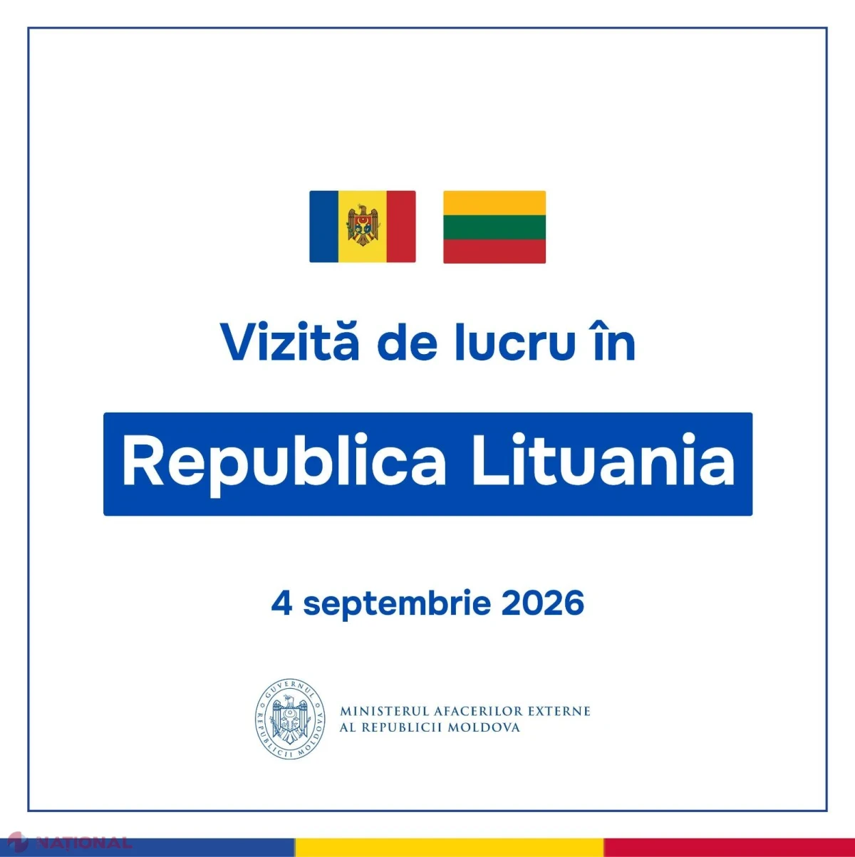 Mihai Popșoi va discuta la Vilnius despre parcursul european al Republicii Moldova și securitatea regională
