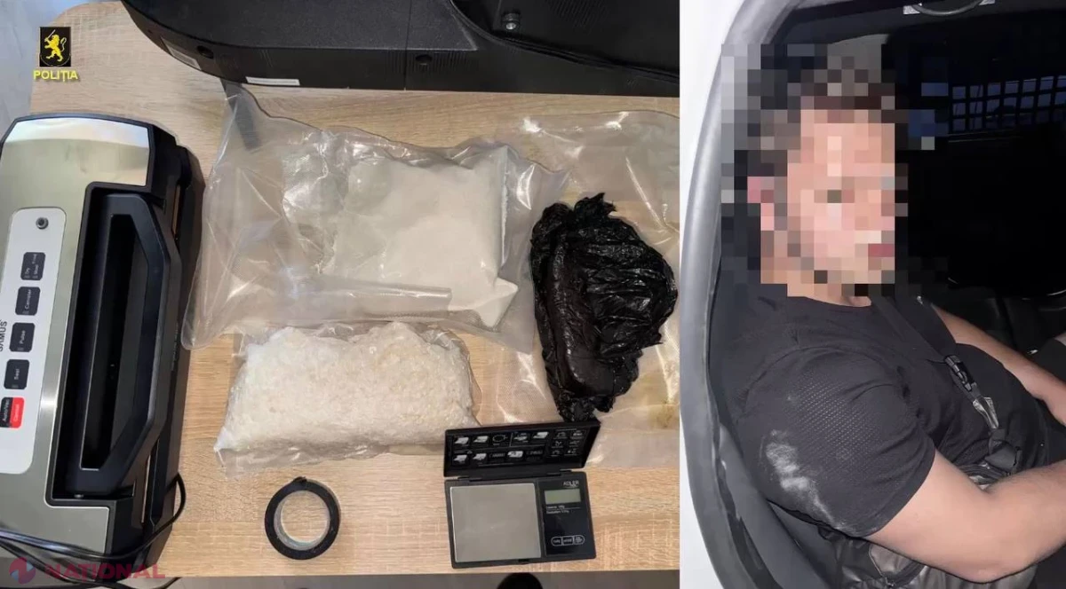 Doi cetățeni ai Ucrainei, reținuți la Chișinău după ce polițiștii au ridicat 12 kg de droguri