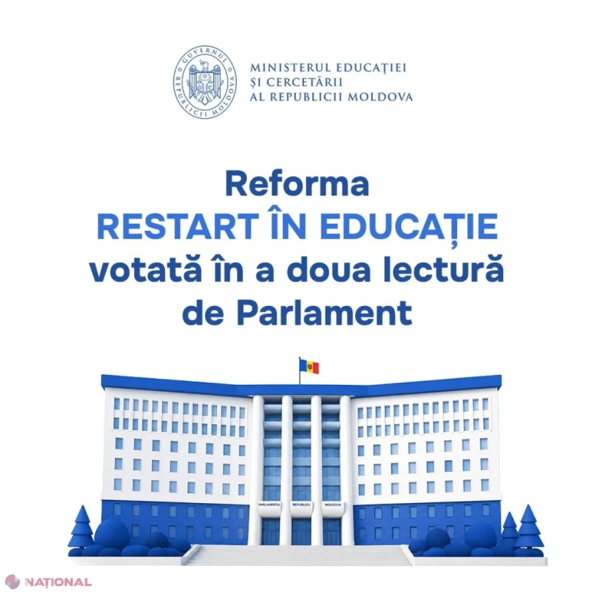 Parlamentul a votat în lectura a doua reforma „Restart în educație”: școlile vor trece în administrarea agențiilor teritoriale