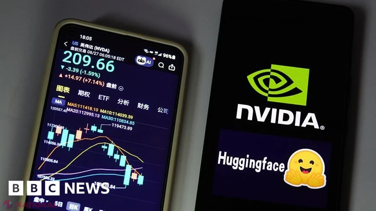 Nvidia cumpără platforma de inteligență artificială Hugging Face pentru 12,9 miliarde de dolari