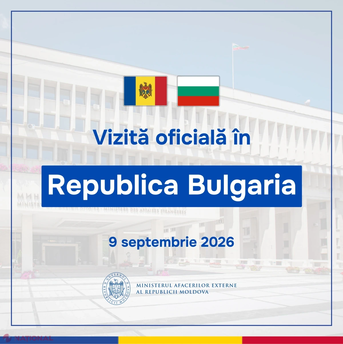 Mihai Popșoi va discuta la Sofia despre relațiile moldo-bulgare și parcursul european al Republicii Moldova