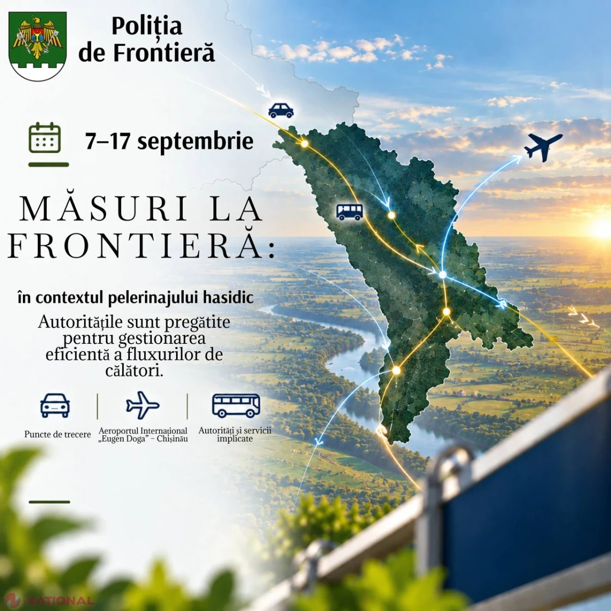 Poliția de Frontieră anunță măsuri pentru gestionarea fluxului de pelerini hasidici între 7 și 17 septembrie