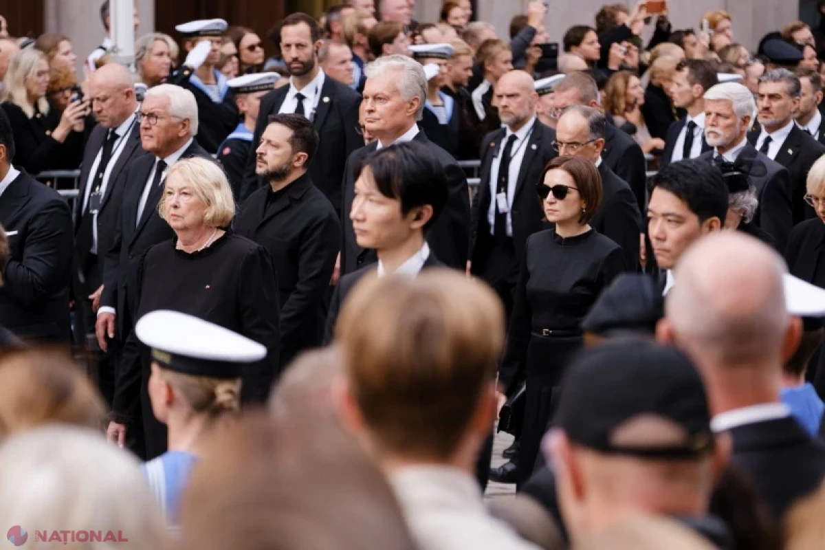 Maia Sandu, la funeraliile de stat ale Regelui Harald al V-lea al Norvegiei