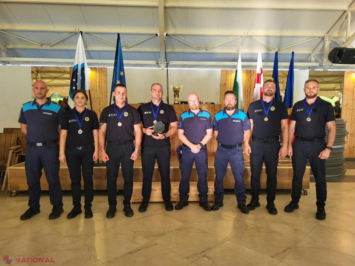 Echipa Poliției de Frontieră a Republicii Moldova, pe locul II la competiția Frontex din România