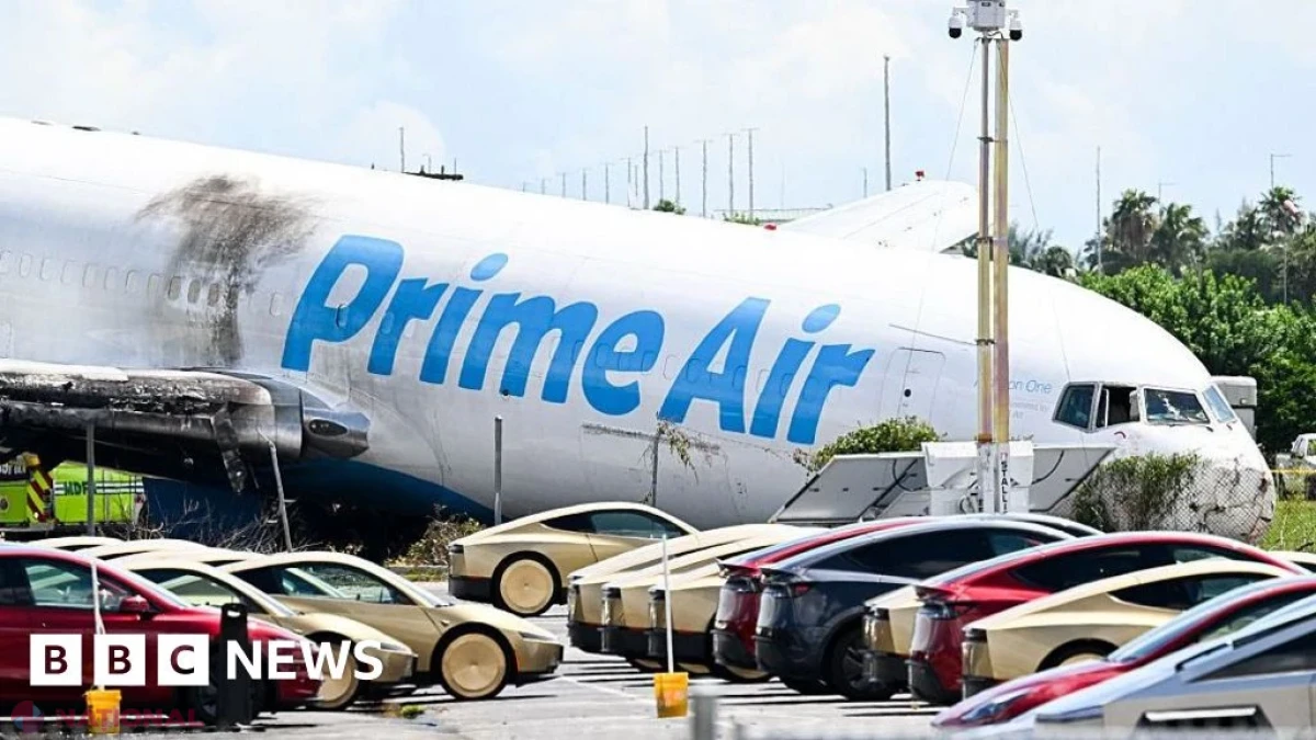 Amazon suspendă colaborarea cu firma cargo al cărei avion s-a prăbușit la Miami, provocând cinci morți