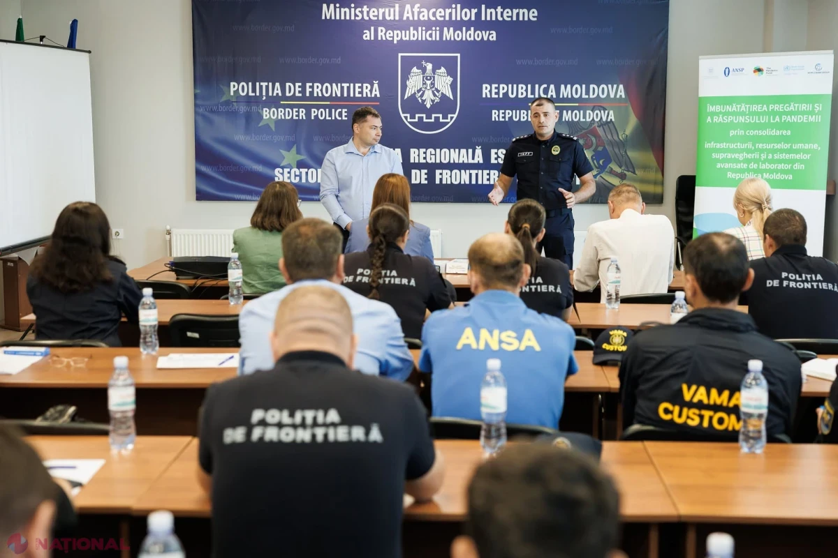 Polițiștii de frontieră din estul țării, instruiți pentru gestionarea riscurilor de sănătate publică