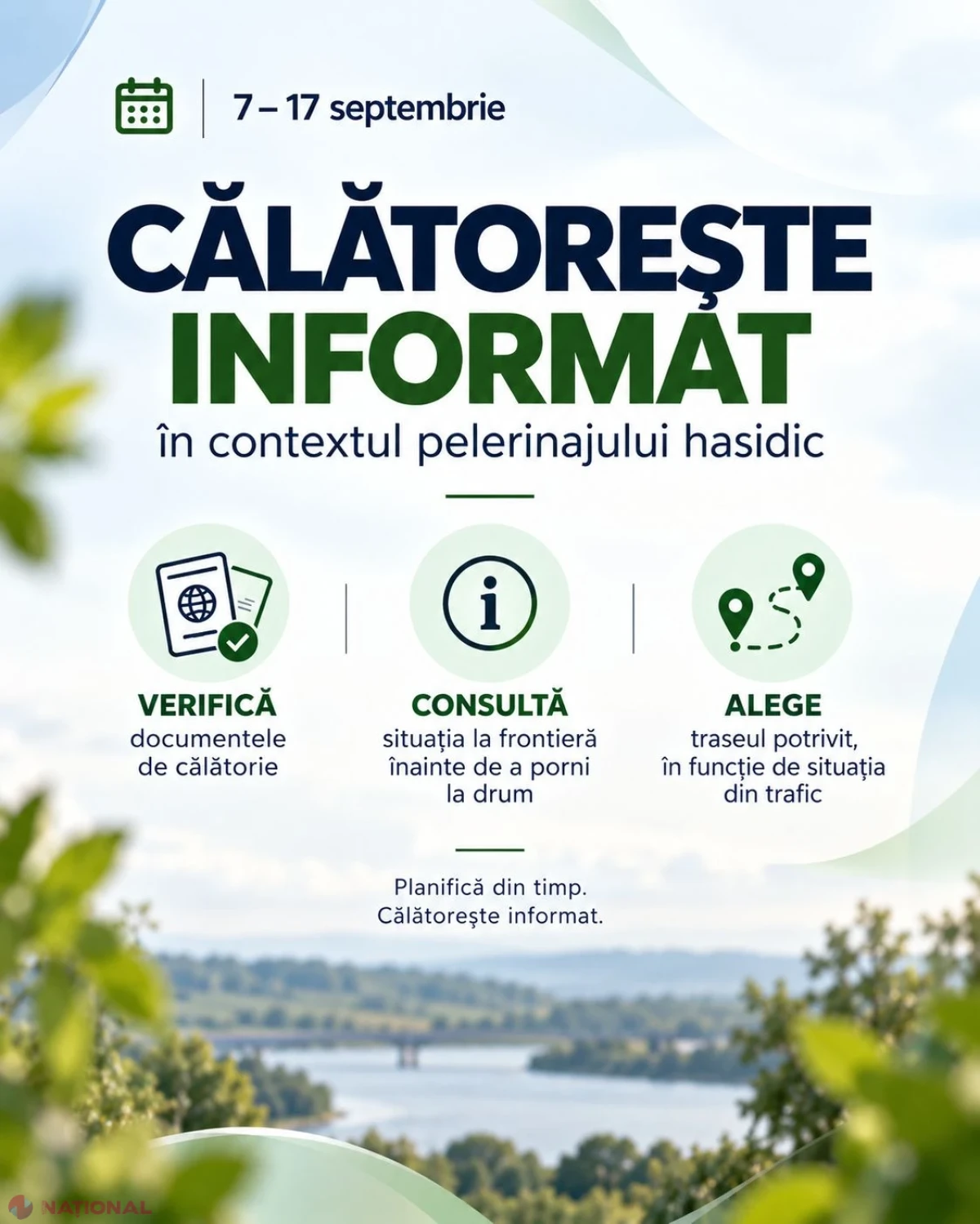 Poliția de Frontieră recomandă verificarea actelor și alegerea rutelor alternative în perioada pelerinajului hasidic