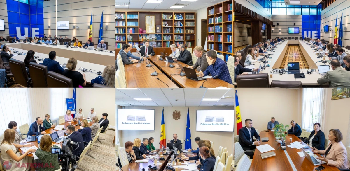 Reorganizarea „Căii Ferate din Moldova” și investiții de peste 348 de milioane de euro, printre subiectele examinate de comisiile parlamentare