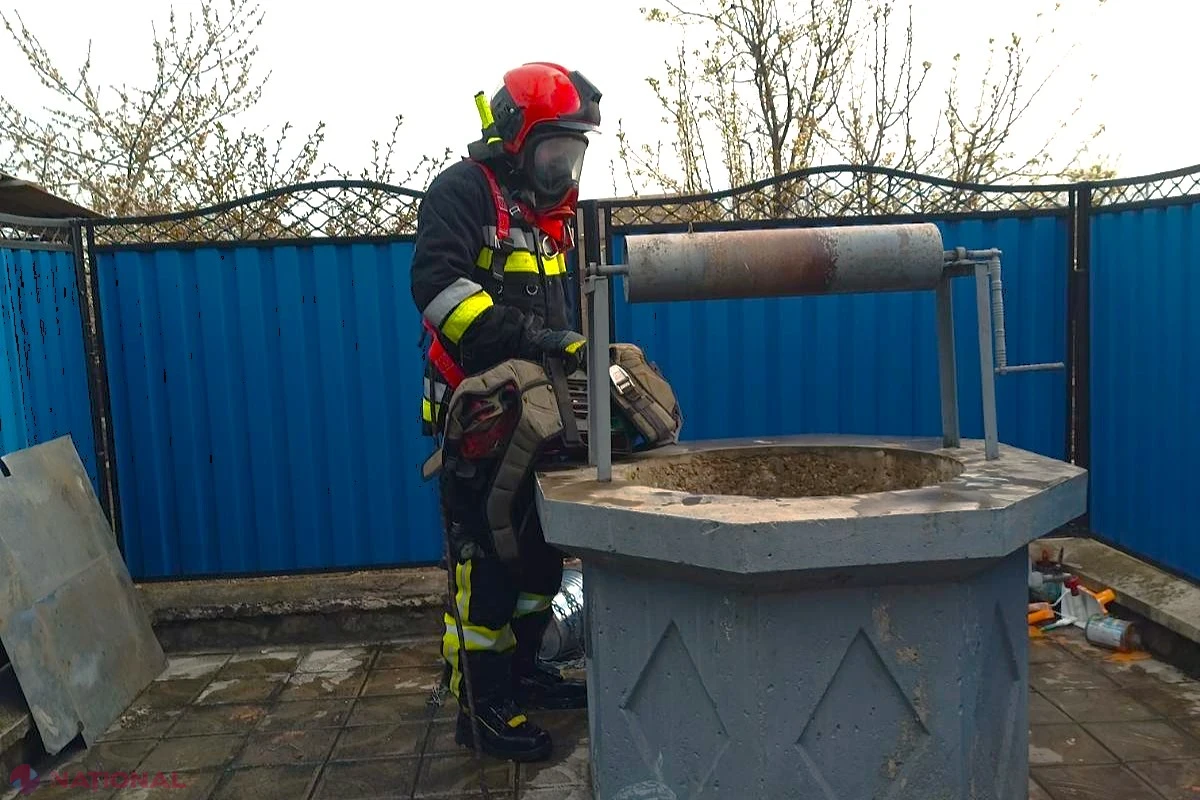 Un bărbat din Dondușeni, salvat de pompieri după ce a căzut într-o fântână adâncă de șapte metri