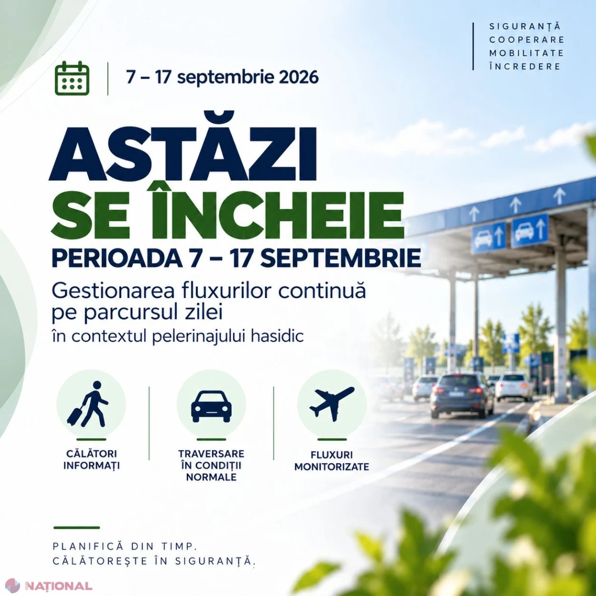 Măsurile pentru gestionarea fluxului de călători rămân în vigoare și astăzi