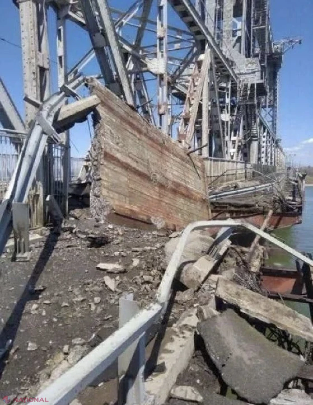 Rusia a avariat un pod din regiunea Odesa, afectând exporturile de cereale pe Dunăre