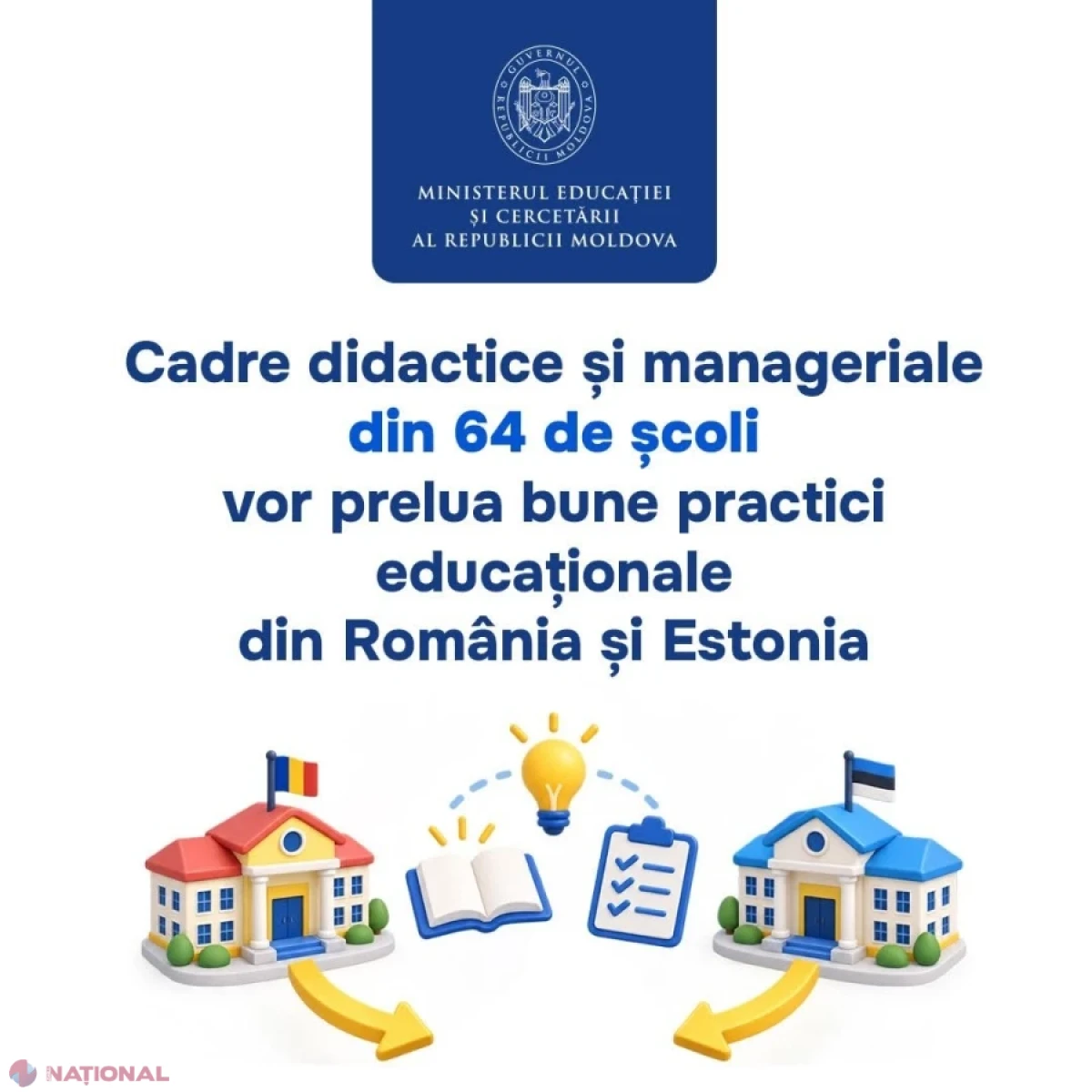 Profesori și manageri din 64 de școli vor prelua experiența educațională din România și Estonia